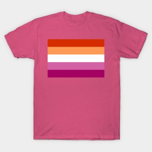 Lesbian Pride Flag LGBT Pride Parade T-Shirt